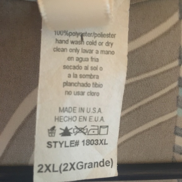 2X Jovia Floral Top With Tie Belt - Picture 3 of 5